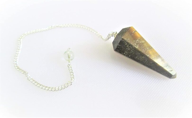 Tigers Eye Pendulum | Natural Tigers Eye Crystals | Crystal Dowsing Pendulum | Scrying Healing Crystal | Gift Crystal Energy Pendulum | Natural Healing Stone Pendulum | Gift Packing - Image 5