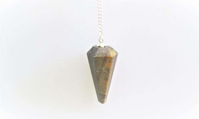 Tigers Eye Pendulum | Natural Tigers Eye Crystals | Crystal Dowsing Pendulum | Scrying Healing Crystal | Gift Crystal Energy Pendulum | Natural Healing Stone Pendulum | Gift Packing - Image 3