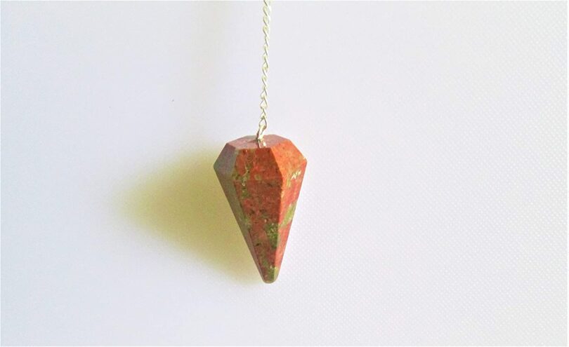 Unakite Pendulum | Natural Unakite Crystals | Crystal Dowsing Pendulum | Scrying Healing Crystal | Gift Crystal Energy Pendulum | Natural Healing Stone Pendulum | Gift Packing - Image 9