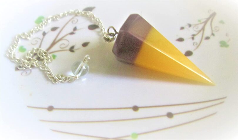 Orgone Crystal Pendulum | Orgone Crystals | Crystal Dowsing Pendulum | Scrying Healing Crystal | Gift Crystal Energy Pendulum | Natural Healing Stone Pendulum | Gift Packing - Image 4