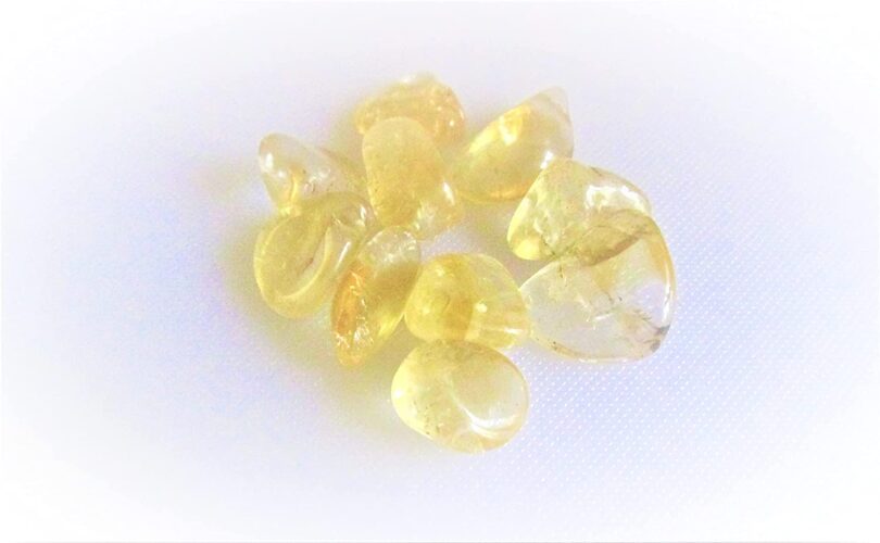 Citrine Pack of 10 AAA Quality Tumbled Stones | 20 TO 25mm Tumbled Stones | Healing Stones | Citrine Tumbles in Gift Pack - Image 3