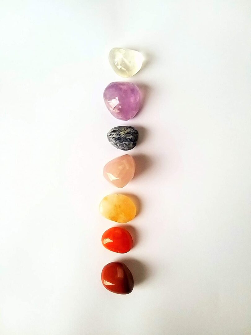 Healing Crystals Set | 7 Chakra Crystals Set | Chakra Balancing Chart | Crystals Info and Guide Card I Gift 7 Chakra Meditation Set - Image 4