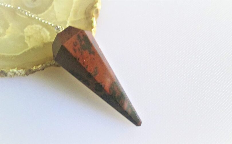 Mahogany Obsidian Pendulum | Natural Mahogany Crystals | Crystal Dowsing Pendulum | Scrying Healing Crystal | Gift Crystal Energy Pendulum | Natural Healing Stone Pendulum | Gift Packing - Image 7