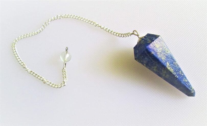 Lapis Lazuli Pendulum | Natural Lapis lazuli Crystals | Crystal Dowsing Pendulum | Scrying Healing Crystal | Gift Crystal Energy Pendulum | Natural Healing Stone Pendulum | Gift Packing - Image 3