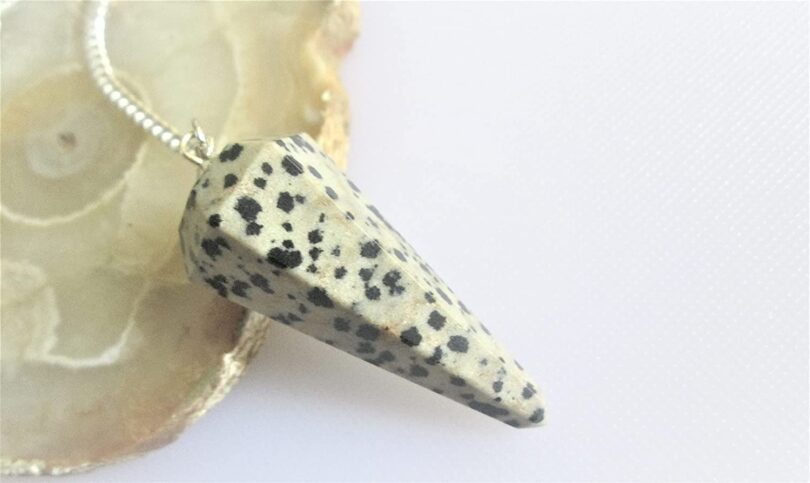 Dalmation Pendulum | Natural Mahogany Crystals | Crystal Dowsing Pendulum | Scrying Healing Crystal | Gift Crystal Energy Pendulum | Natural Healing Stone Pendulum | Gift Packing - Image 6