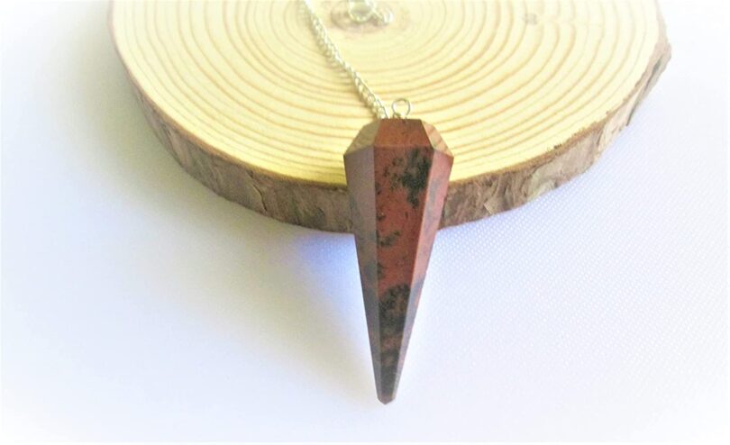 Mahogany Obsidian Pendulum | Natural Mahogany Crystals | Crystal Dowsing Pendulum | Scrying Healing Crystal | Gift Crystal Energy Pendulum | Natural Healing Stone Pendulum | Gift Packing - Image 4