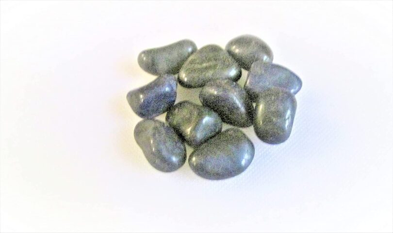 Iolite Pack of 10 AAA Quality Tumbled Stones | 15 TO 20mm Tumbled Stones | 10 Pcs. Healing Stones | 10 Tumbles in Gift Pack - Image 3