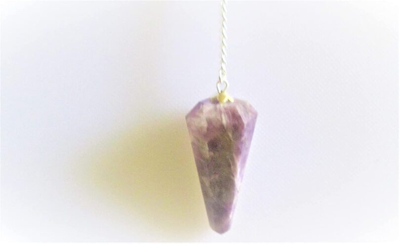 Amethyst Crystal Pendulum | Natural Amethyst | Crystal Dowsing Pendulum | Scrying Healing Crystal | Gift Crystal Energy Pendulum | Natural Healing Stone Pendulum | Gift Packing - Image 2