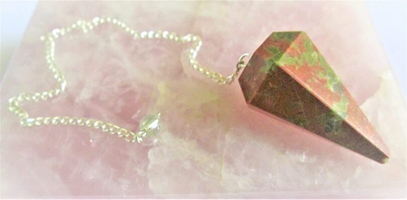 Unakite Pendulum | Natural Unakite Crystals | Crystal Dowsing Pendulum | Scrying Healing Crystal | Gift Crystal Energy Pendulum | Natural Healing Stone Pendulum | Gift Packing - Image 5