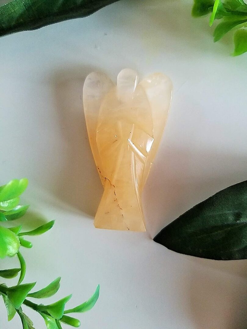 Citrine Crystal Angel | Citrine Crystal Energy Angel | 50mm Crystal Angel | Healing Crystal | Meditation | Gift Crystal Energy Angel - Image 4