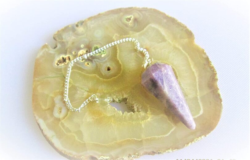 Amethyst Crystal Pendulum | Natural Amethyst | Crystal Dowsing Pendulum | Scrying Healing Crystal | Gift Crystal Energy Pendulum | Natural Healing Stone Pendulum | Gift Packing - Image 5