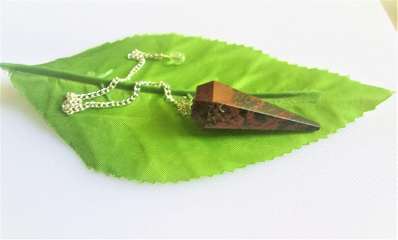 Mahogany Obsidian Pendulum | Natural Mahogany Crystals | Crystal Dowsing Pendulum | Scrying Healing Crystal | Gift Crystal Energy Pendulum | Natural Healing Stone Pendulum | Gift Packing - Image 9