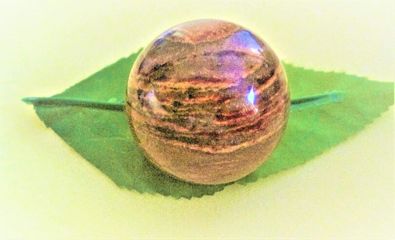 Petrified Wood Sphere | 50mm Crystal Orb | Petrified wood Sphere Healing Stone | Gift Petrified Wood Sphere - Image 7