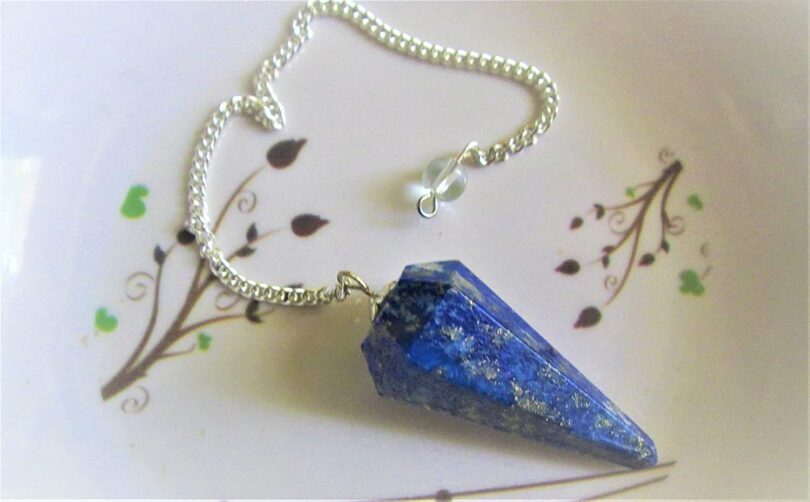 Lapis Lazuli Pendulum | Natural Lapis lazuli Crystals | Crystal Dowsing Pendulum | Scrying Healing Crystal | Gift Crystal Energy Pendulum | Natural Healing Stone Pendulum | Gift Packing - Image 6