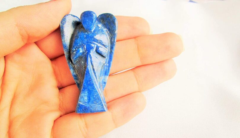 Lapis lazuli Energy Angel | Lapis Lazuli Crystal Angel | 50mm Energy Angel | Healing Crystal Meditation | Gift Crystal Energy Angel - Image 5