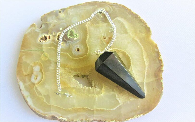 Black Obsidian Pendulum | Natural Obsidian Crystals | Crystal Dowsing Pendulum | Scrying Healing Crystal | Gift Crystal Energy Pendulum | Natural Healing Stone Pendulum | Gift Packing - Image 9