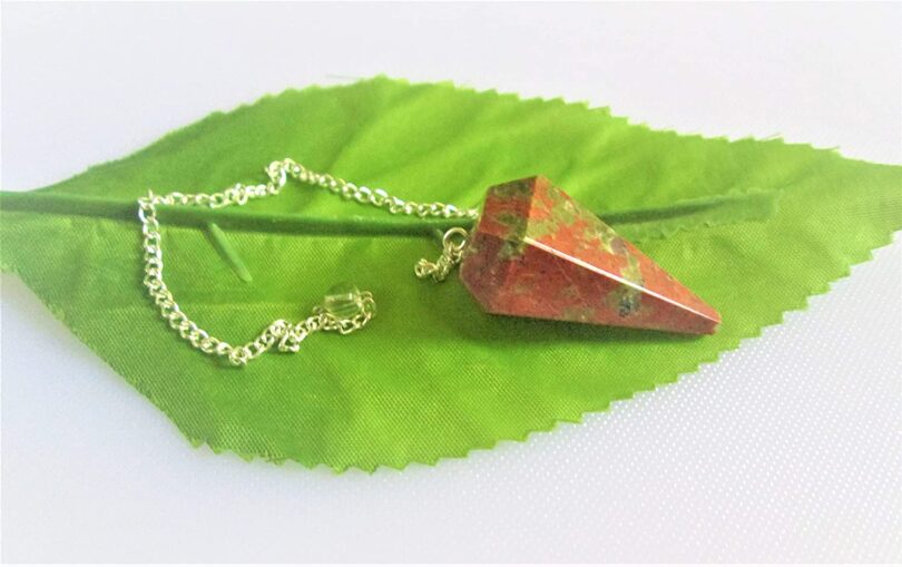 Unakite Pendulum | Natural Unakite Crystals | Crystal Dowsing Pendulum | Scrying Healing Crystal | Gift Crystal Energy Pendulum | Natural Healing Stone Pendulum | Gift Packing - Image 6