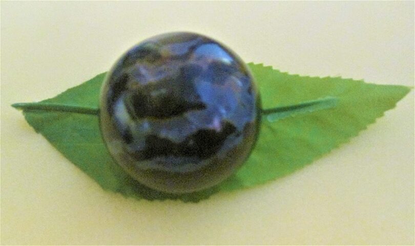 Black Obsidian Sphere | 50mm Crystal Orb | Black Obsidian Sphere Healing Stone | Gift Black Obsidian Sphere