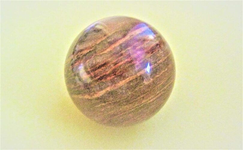 Petrified Wood Sphere | 50mm Crystal Orb | Petrified wood Sphere Healing Stone | Gift Petrified Wood Sphere - Image 4