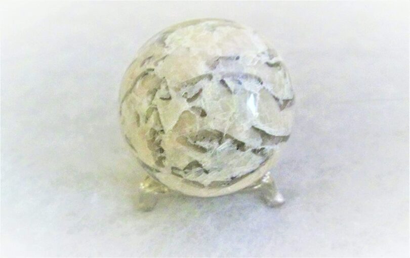 White Opal Sphere | 50mm Crystal Orb | White Opal Sphere Healing Stone | Gift White Opal Sphere - Image 3