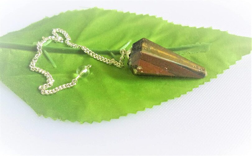 Tigers Eye Pendulum | Natural Tigers Eye Crystals | Crystal Dowsing Pendulum | Scrying Healing Crystal | Gift Crystal Energy Pendulum | Natural Healing Stone Pendulum | Gift Packing - Image 9