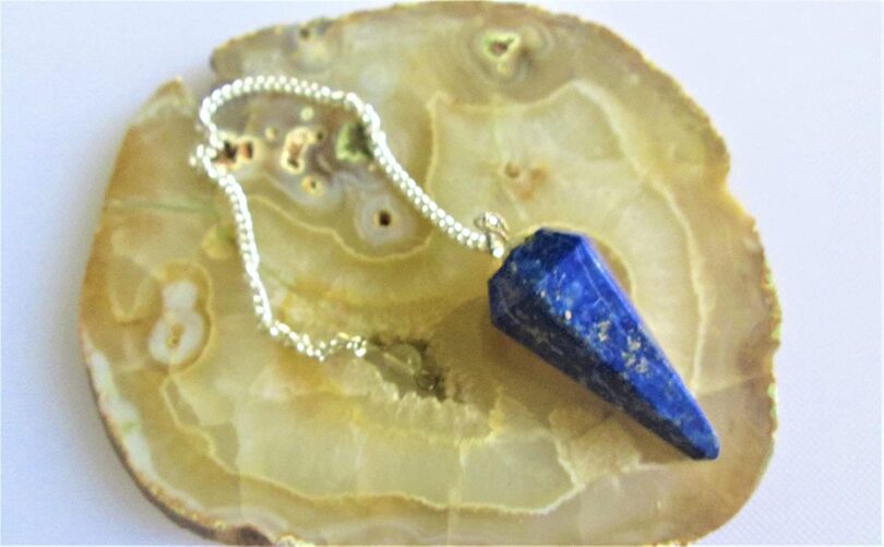 Lapis Lazuli Pendulum | Natural Lapis lazuli Crystals | Crystal Dowsing Pendulum | Scrying Healing Crystal | Gift Crystal Energy Pendulum | Natural Healing Stone Pendulum | Gift Packing - Image 5