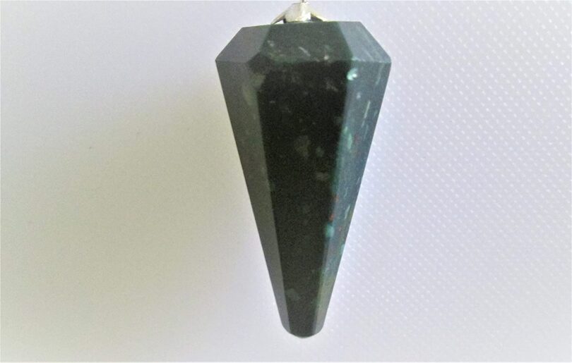 Bloodstone Pendulum | Natural Bloodstone Crystals | Crystal Dowsing Pendulum | Scrying Healing Crystal | Gift Crystal Energy Pendulum | Natural Healing Stone Pendulum | Gift Packing - Image 3