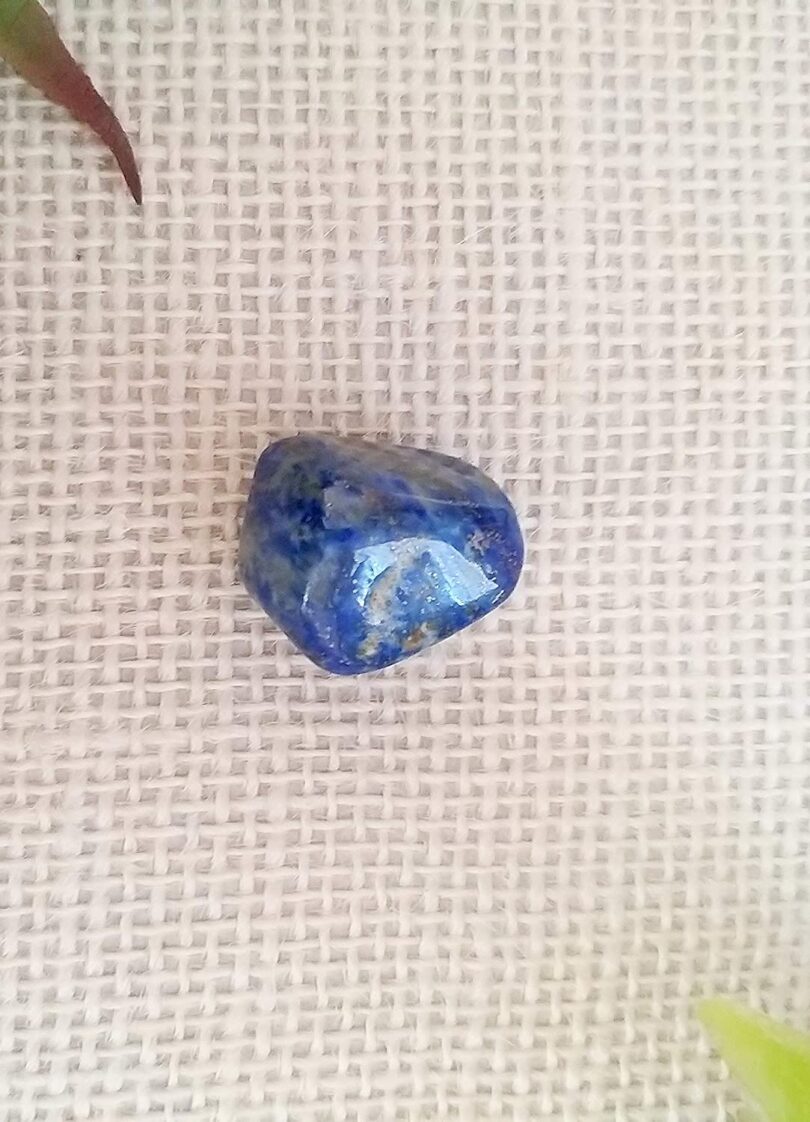 Lapis lazuli Crystal Cabochon | 20mm Lapis Lazuli Pocket Palmstone | Natural Crystal Energy Cabochon | Healing Worry Stone | Meditation | Gift Energy Palmstone - Image 3