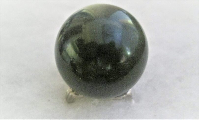 Dark Green Aventurine Sphere | 50mm Crystal Orb | Green Aventurine Sphere Healing Stone | Gift Green Aventurine Sphere - Image 2