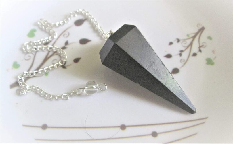 Black Tourmaline Pendulum | Natural Tourmaline Crystals | Crystal Dowsing Pendulum | Scrying Healing Crystal | Gift Crystal Energy Pendulum | Natural Healing Stone Pendulum | Gift Packing - Image 3