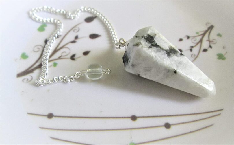 Moonstone Pendulum | Natural Moonstone Crystals | Crystal Dowsing Pendulum | Scrying Healing Crystal | Gift Crystal Energy Pendulum | Natural Healing Stone Pendulum | Gift Packing - Image 3