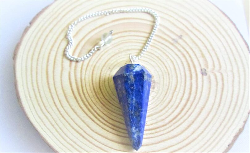 Lapis Lazuli Pendulum | Natural Lapis lazuli Crystals | Crystal Dowsing Pendulum | Scrying Healing Crystal | Gift Crystal Energy Pendulum | Natural Healing Stone Pendulum | Gift Packing - Image 7