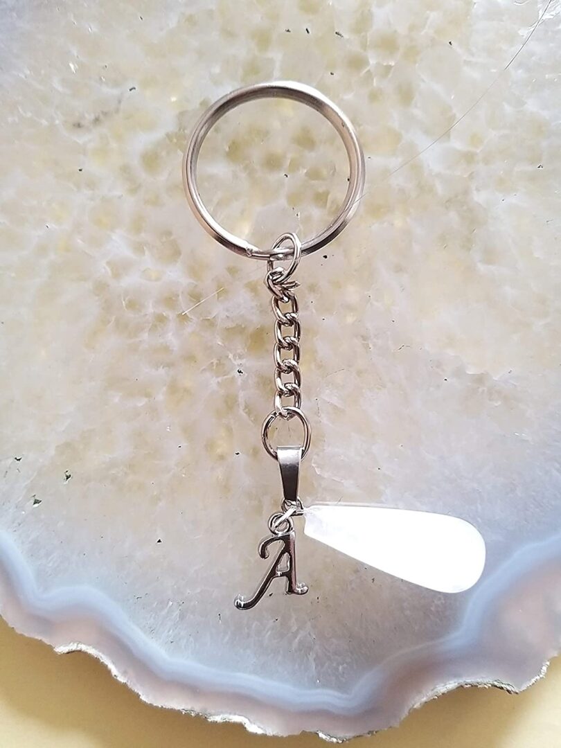 Initial - A - with Crystal Keyring | Stunning Personalised Keyring | Crystal Keyring with Inital | Gift Personalised Keyring | Birthday Gift - Image 2