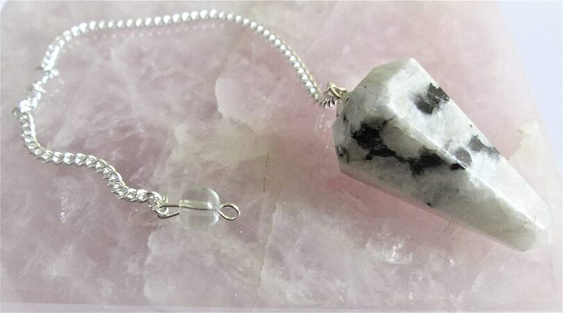 Moonstone Pendulum | Natural Moonstone Crystals | Crystal Dowsing Pendulum | Scrying Healing Crystal | Gift Crystal Energy Pendulum | Natural Healing Stone Pendulum | Gift Packing - Image 8