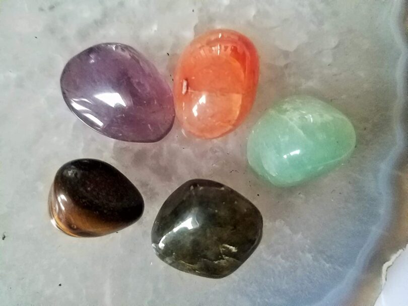 Leo Zodiac Crystals Set | 5 Crystals for Birthdates-23rd July To 22nd August | Leo Lucky Crystals | Birthday Gift For Leo Zodiac - Image 3