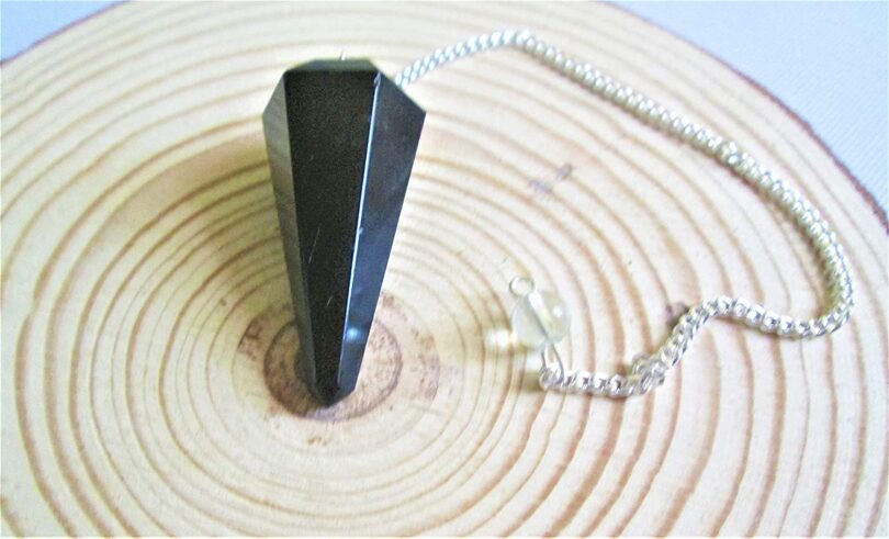 Black Obsidian Pendulum | Natural Obsidian Crystals | Crystal Dowsing Pendulum | Scrying Healing Crystal | Gift Crystal Energy Pendulum | Natural Healing Stone Pendulum | Gift Packing - Image 6