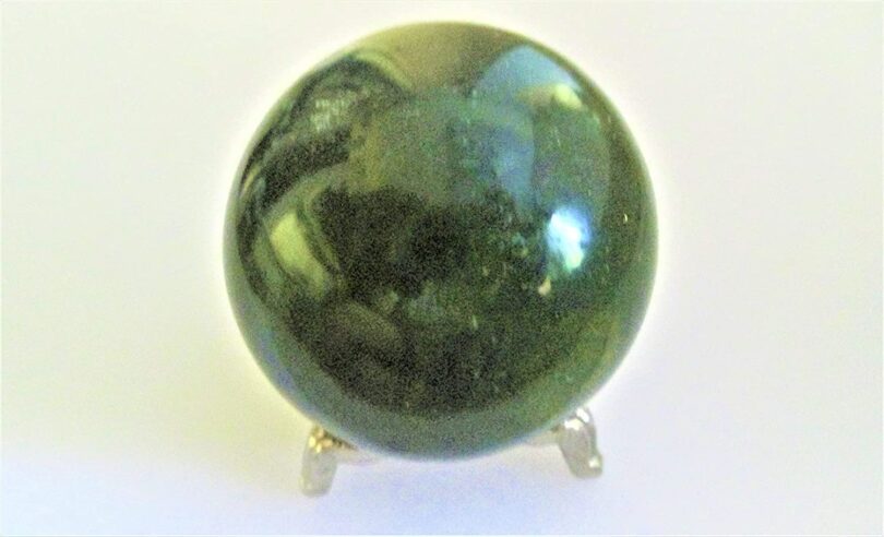 Dark Green Aventurine Sphere | 50mm Crystal Orb | Green Aventurine Sphere Healing Stone | Gift Green Aventurine Sphere - Image 4