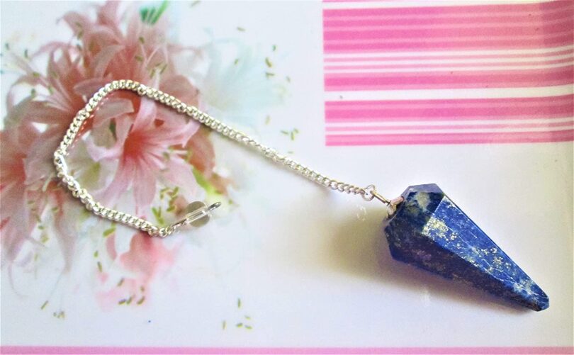 Lapis Lazuli Pendulum | Natural Lapis lazuli Crystals | Crystal Dowsing Pendulum | Scrying Healing Crystal | Gift Crystal Energy Pendulum | Natural Healing Stone Pendulum | Gift Packing - Image 8