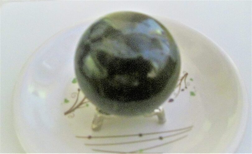 Black Obsidian Sphere | 50mm Crystal Orb | Black Obsidian Sphere Healing Stone | Gift Black Obsidian Sphere - Image 4