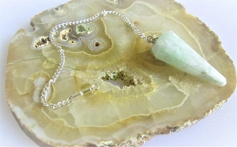 Amazonite Pendulum | Natural Amazonite Crystals | Crystal Dowsing Pendulum | Scrying Healing Crystal | Gift Crystal Energy Pendulum | Natural Healing Stone Pendulum | Gift Packing - Image 6