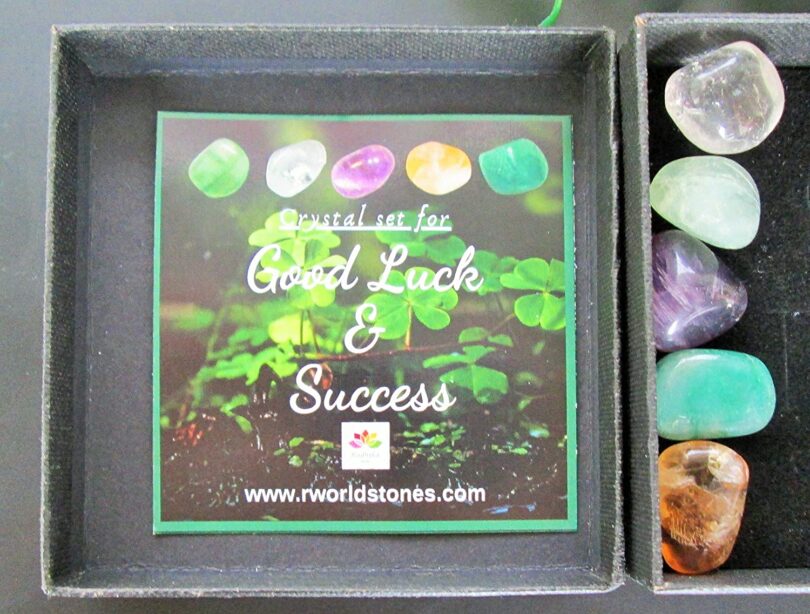 Manifestation Crystal Set | Good Luck & Success Crystal Set | Have Luck and Success with Crystals | 5 Lovely Crystals in Gift Packing - Image 2