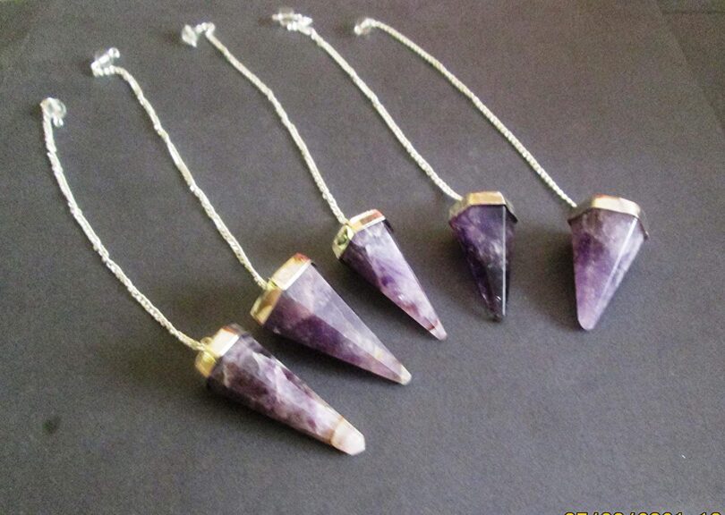 Amethyst Crystal Pendulum | Natural Amethyst | Crystal Dowsing Pendulum | Gift Crystal Energy Pendulum | Natural Healing Stone Pendulum | Gift for Her - Image 7