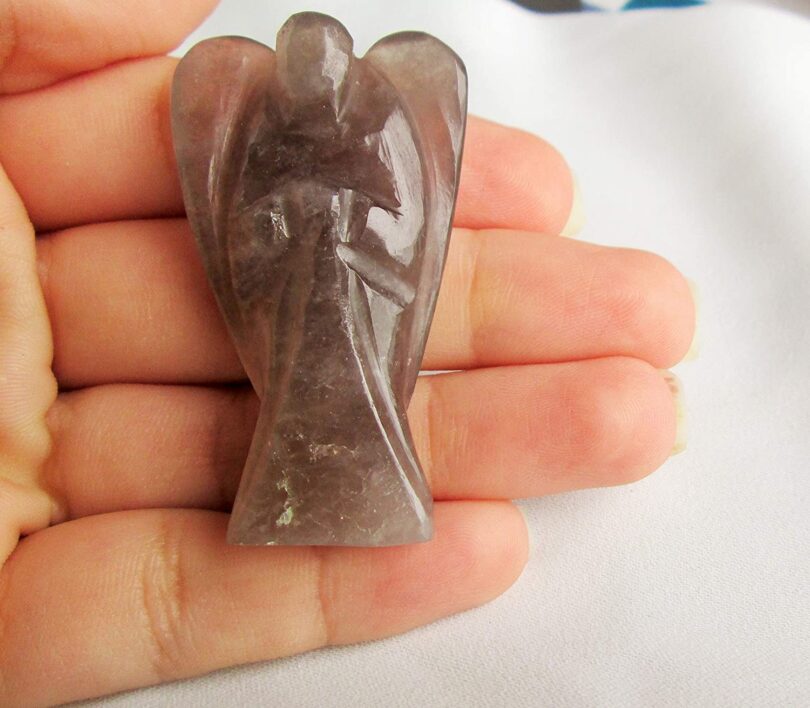 Rutile Quartz Crystal Angel | Rutile Quartz Crystal Energy Angel | 50mm Crystal Angel | Healing Crystal | Gift Energy Angel - Image 6