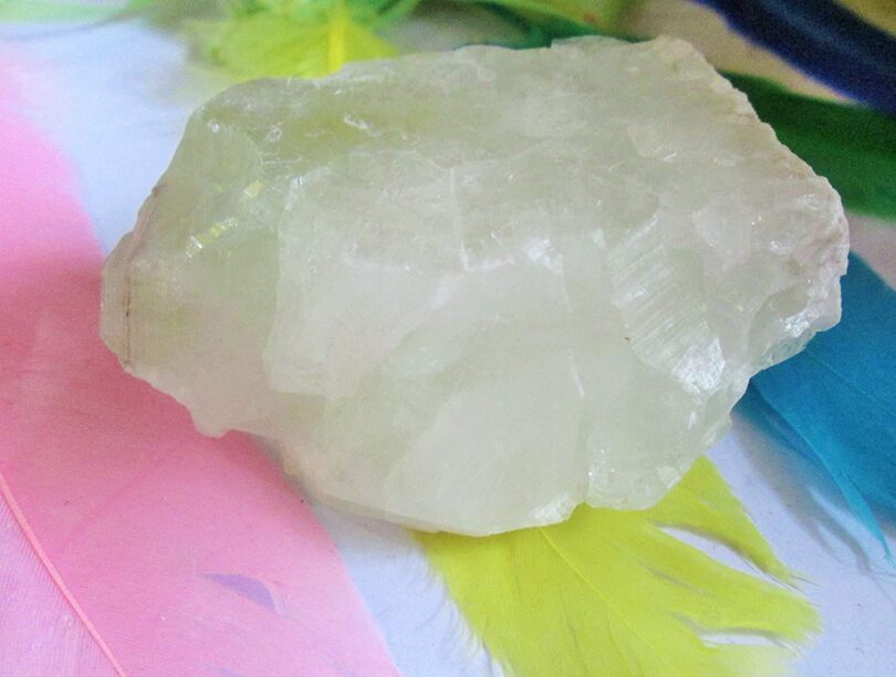 Calcite White Specimen | 50mm Calcite Rough | Crystal Energy | Healing Stone | Meditation | Gift White Calcite Crystal - Image 3