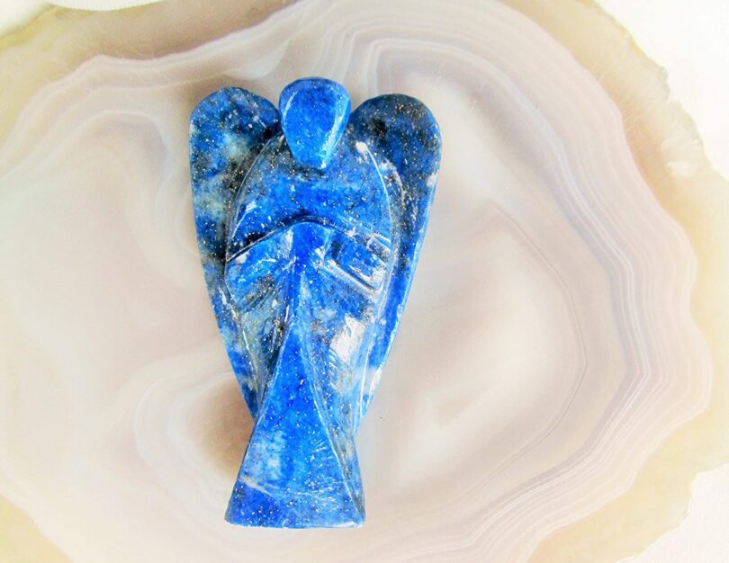 Lapis lazuli Energy Angel | Lapis Lazuli Crystal Angel | 50mm Energy Angel | Healing Crystal Meditation | Gift Crystal Energy Angel