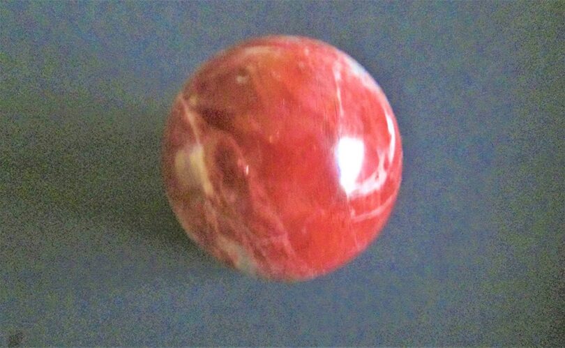 Red Jasper Sphere | 50mm Crystal Orb | Red Jasper Sphere Healing Stone | Gift Red Jasper Sphere