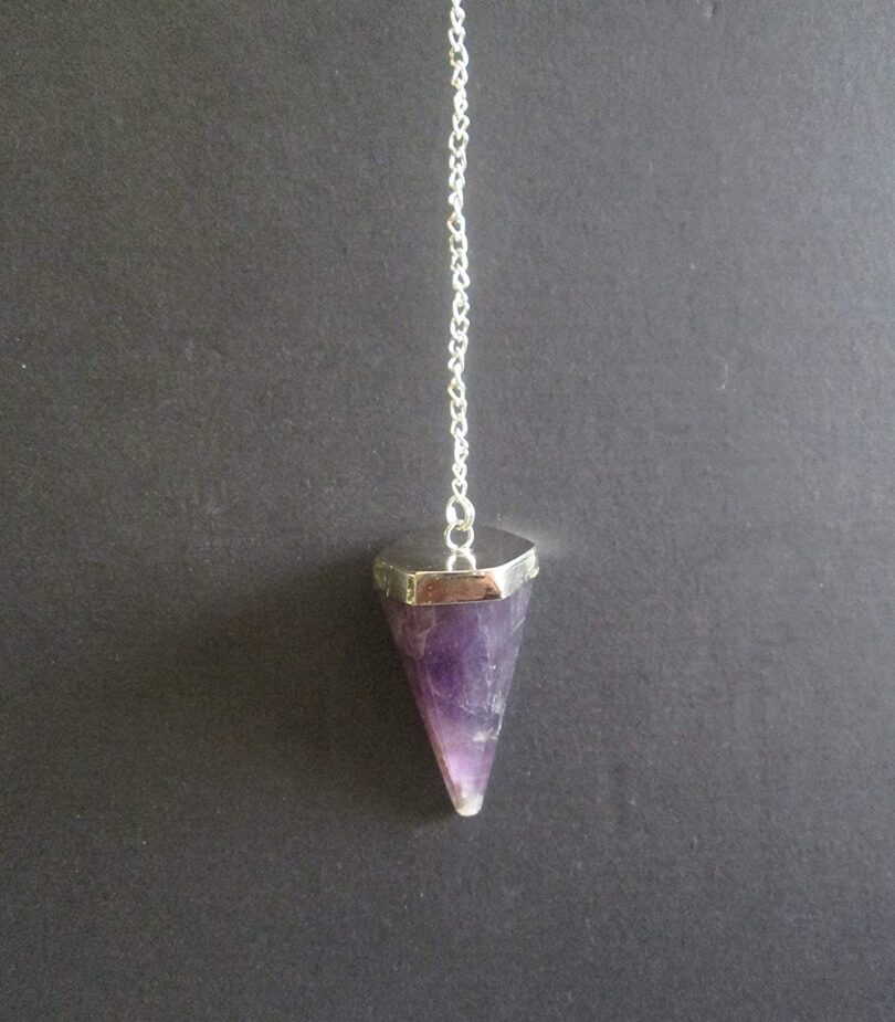 Amethyst Crystal Pendulum | Natural Amethyst | Crystal Dowsing Pendulum | Gift Crystal Energy Pendulum | Natural Healing Stone Pendulum | Gift for Her - Image 2