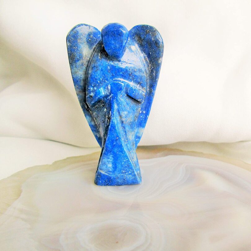 Lapis lazuli Energy Angel | Lapis Lazuli Crystal Angel | 50mm Energy Angel | Healing Crystal Meditation | Gift Crystal Energy Angel - Image 3