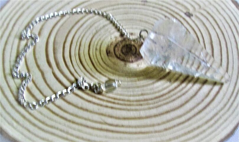 Clear Quartz Pendulum | Natural Clear Quartz Crystals | Crystal Dowsing Pendulum | Scrying Healing Crystal | Gift Crystal Energy Pendulum | Natural Healing Stone Pendulum | Gift Packing - Image 9