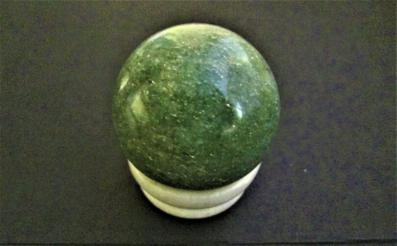 Dark Green Aventurine Sphere | 50mm Crystal Orb | Green Aventurine Sphere Healing Stone | Gift Green Aventurine Sphere - Image 5